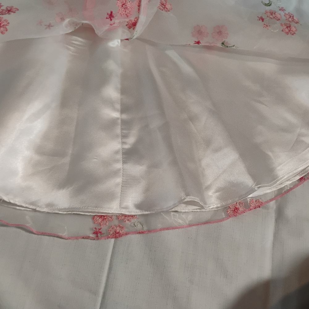 Youngland White and Pink Floral Dress Size 3T - Picture 5 of 13